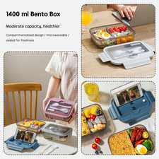 Lunch Box Portapranzo Ermetico Con Borsa Termica - Set Completo Con Posate, Senza BPA - Foto 2