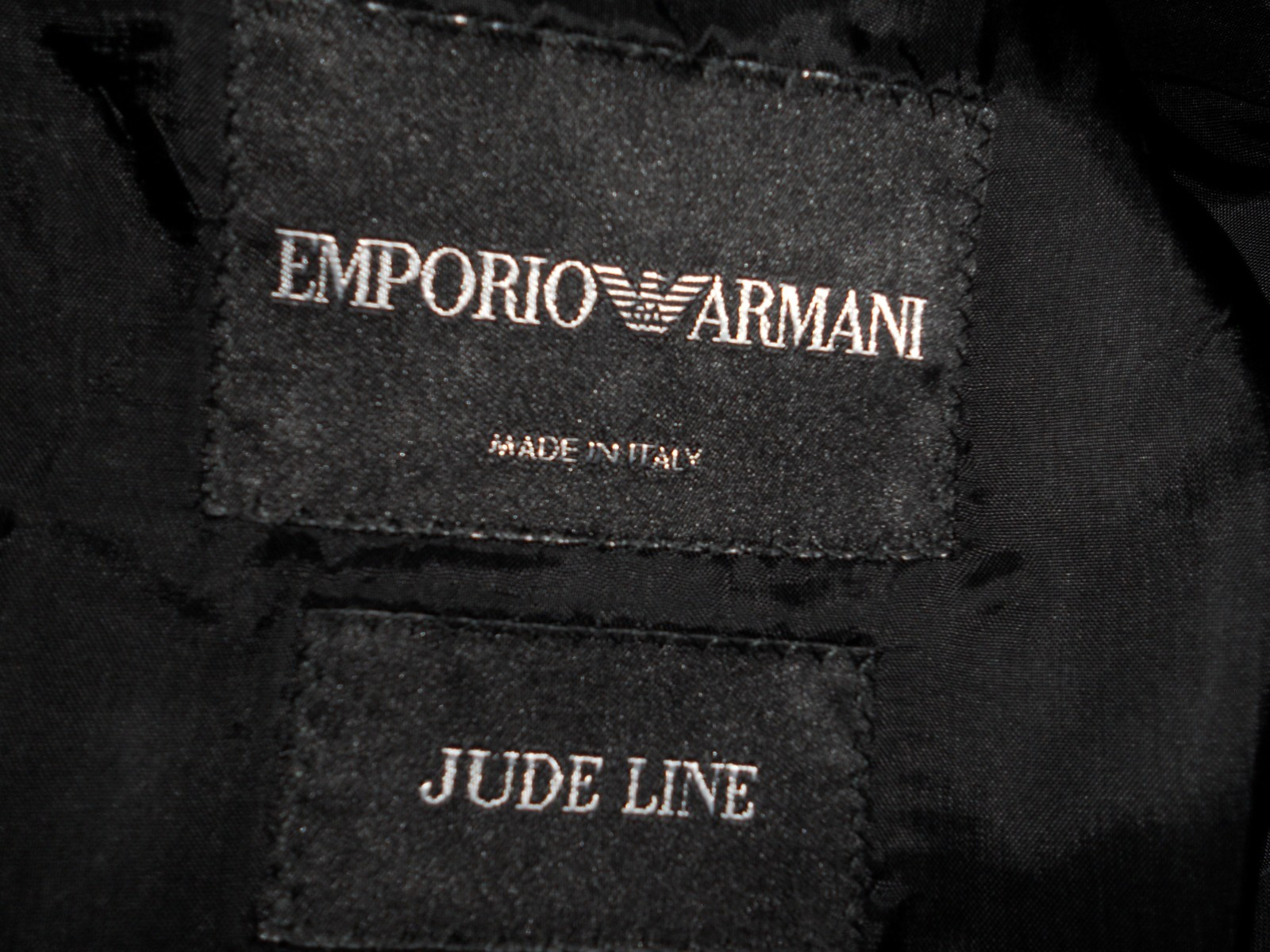 Emporio Armani J LINE super fabric chrcoal Blk Suit Sz UK 42R"EUR52R"W36-RRP£945 image 10