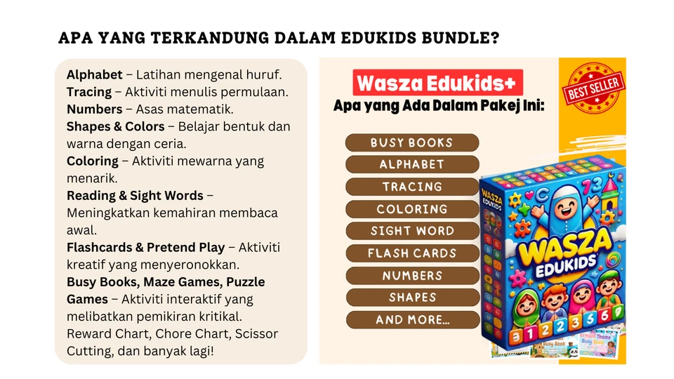 Printable Learning Pack for Kids (Ages 3-9) - Fun & Educational Activities - Image 3 of 4