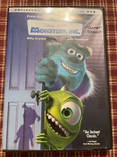 Monsters Inc: Disney s Pixar Collector's Edition 2-Disc Set DVD VERY GOOD