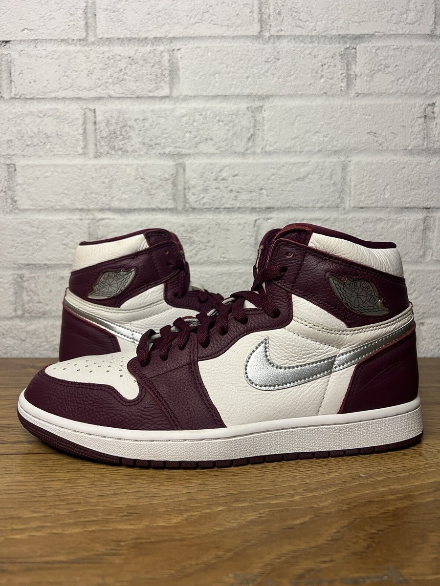 Size 10 - Jordan 1 Retro High OG Bordeaux Maroon/White Size 10 - Jordan 1 Retro High OG Bordeaux Maroon/White