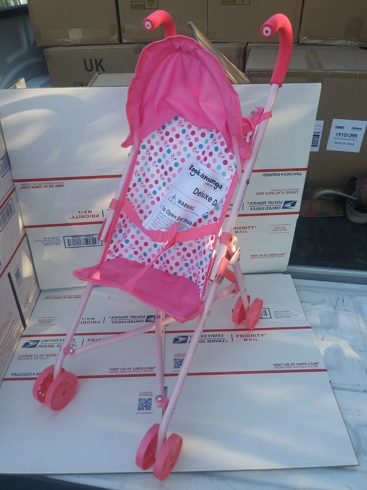 Deluxe unicorn my first doll stroller 12999 new sealed kookamunga kids