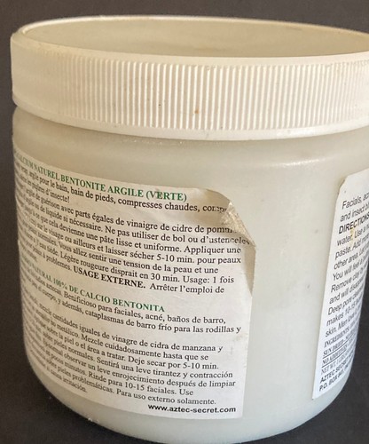 1.5 Lbs Aztec Secret Indian Healing Clay Mask Not Sealed - Picture 3 of 4