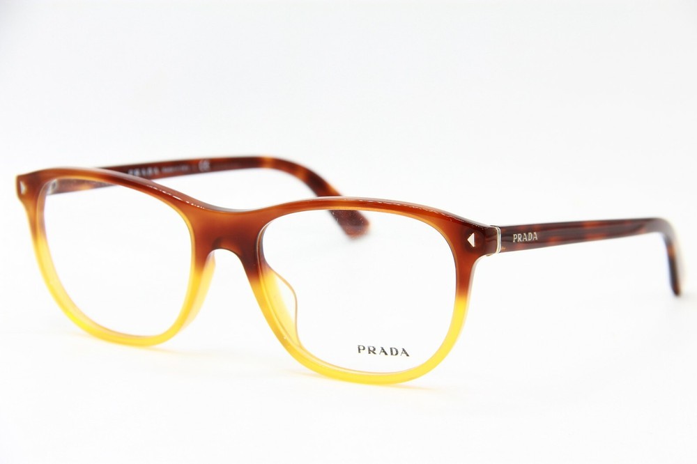 Authentic Prada PR17R-F Havana Eyeglasses RX 56-19