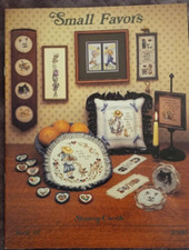 Small Favors Cross Stitch Leaflet 44 Stoney Creek 1986 Boy Girl Country Animals