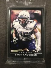 (1) *Sealed Pack-14 cards* of 2022 SAGE Artistry Football TROY ANDERSEN on top!