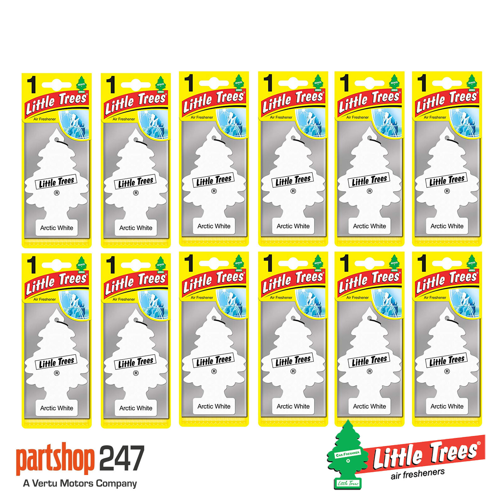 Little Trees Air Freshener Tree MTR0061 Arctic White Fragrance For Car Home Boat Caravan - Single Pack - Image 13