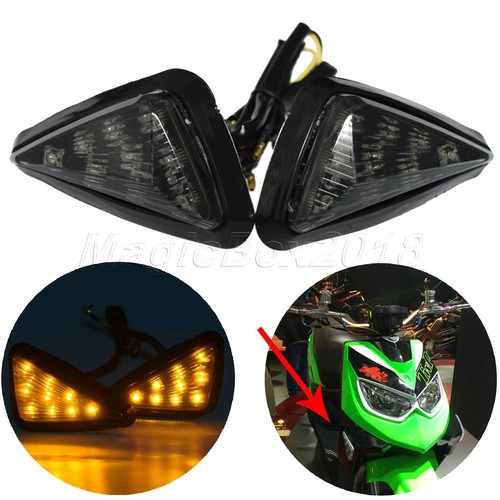 1 par de indicadores de giro LED de motocicleta luz intermitente para Honda CBR600F4i - Imagen 2 de 6
