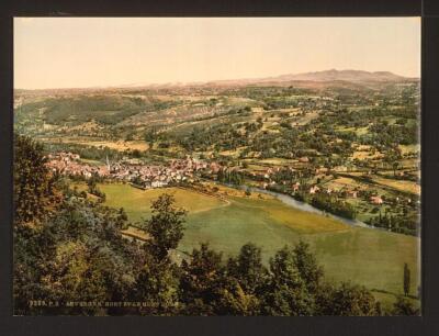 Bort and Mont Dore Auvergne Mountains France c1900 OLD PHOTO