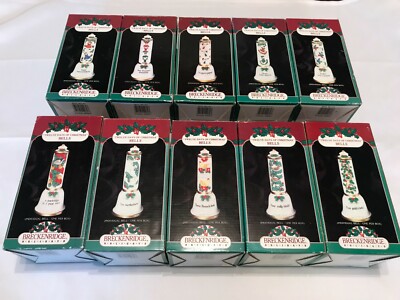 YOUR CHOICE-BRECKENRIDGE HOLIDAYS TWELVE DAYS OF CHRISTMAS BELLS W/ BOX (NO 6-7)