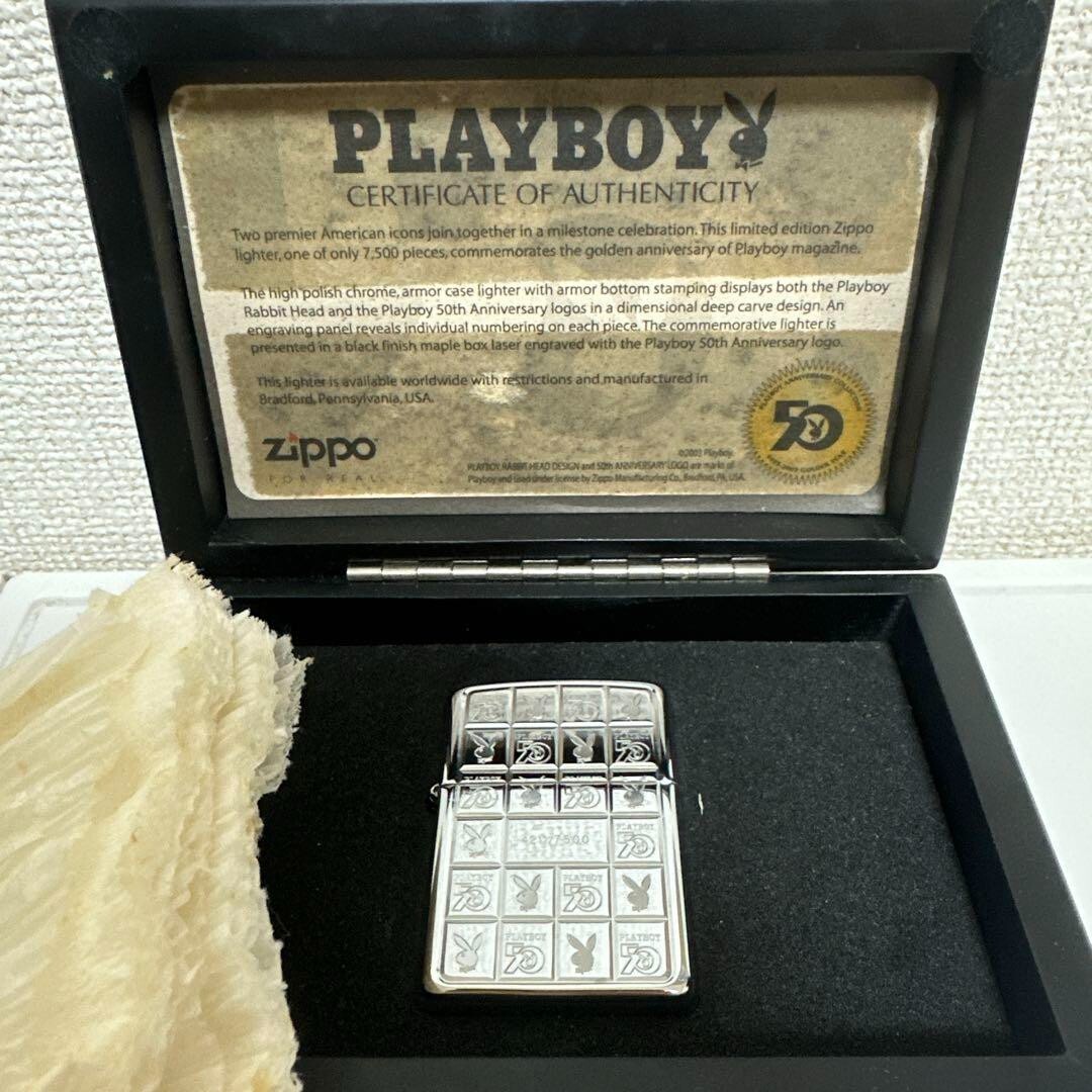 プレイボーイ50周年ZIPPO Zippo Lighter PLAYBOY 50th Anniversary 2003 Limited Edition