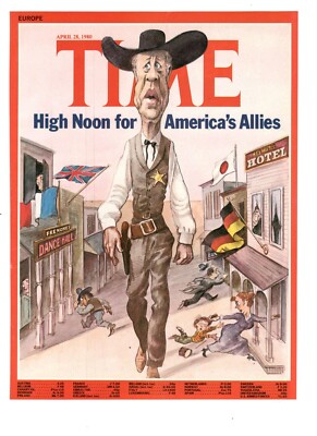 Jimmy Carter Sheriff 1980 Time Original Cover To Be Framed