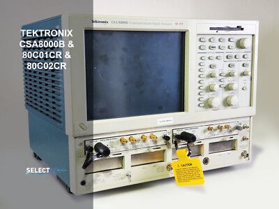 TEKTRONIX CSA8000B   80C01CR   80C02CR COMMUNICATIONS SIGNAL ANALYZER (REF 294N)