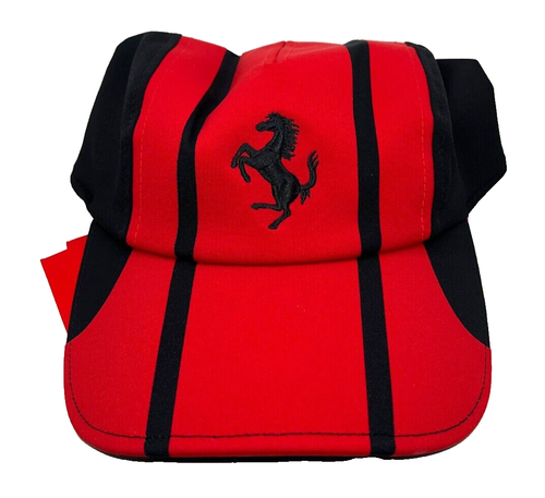Ferrari Kids Classic Cap Bicolor Red Black NWT RARE - Picture 2 of 10