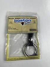 Boston Leather Combo Ring 1-1/2" & 2" Rings Duty Gear 5546-2 Made In USA