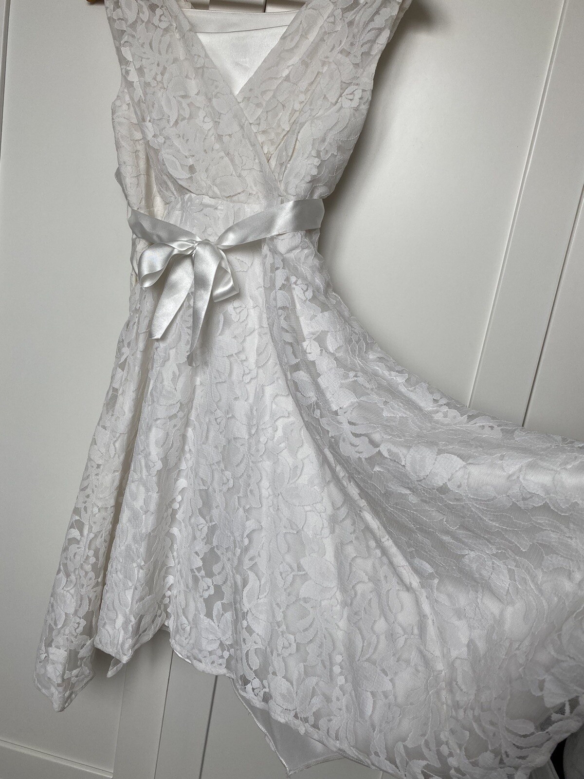 Bridesmaid, Christening, Holy Communion Dress Age 1213 Ivory