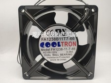 1 PCS COOLTRON Fan FA1238B11T7-66 AC 100-125V 12038 12CM 2 wire aluminum frame