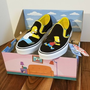 bart simpson slip on vans