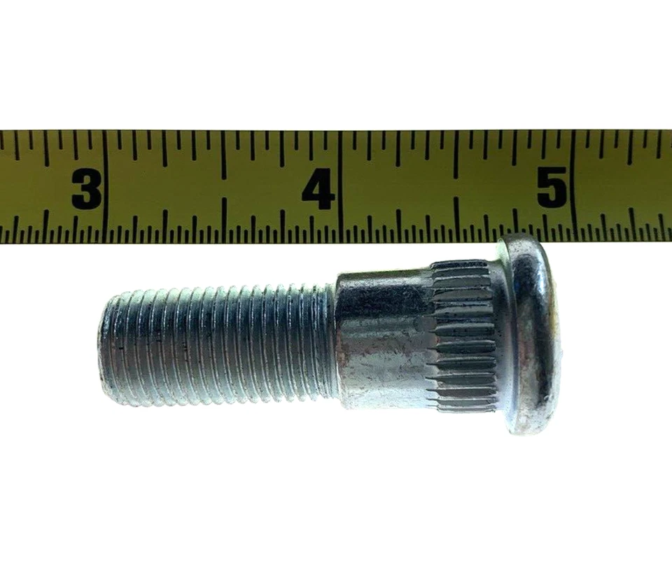 Parafusos de roda Chrysler 1/2"-20 Lug 1.62"-1.65" parafuso prisioneiro .618-.628 aço Knurl 6pc 317 - Imagem 4 de 4