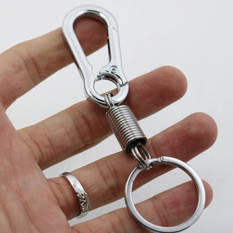 Spring clip best sale keychain