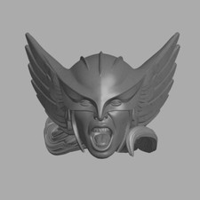 Cabezal personalizado Hawkgirl para McFarlane DC Universe y otras figuras de acción