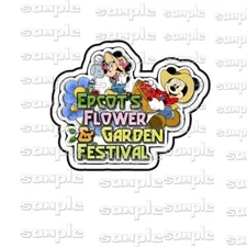 Disney Epcot Flower Garden gvfx Premade Scrapbook Page Paper Piece die cut