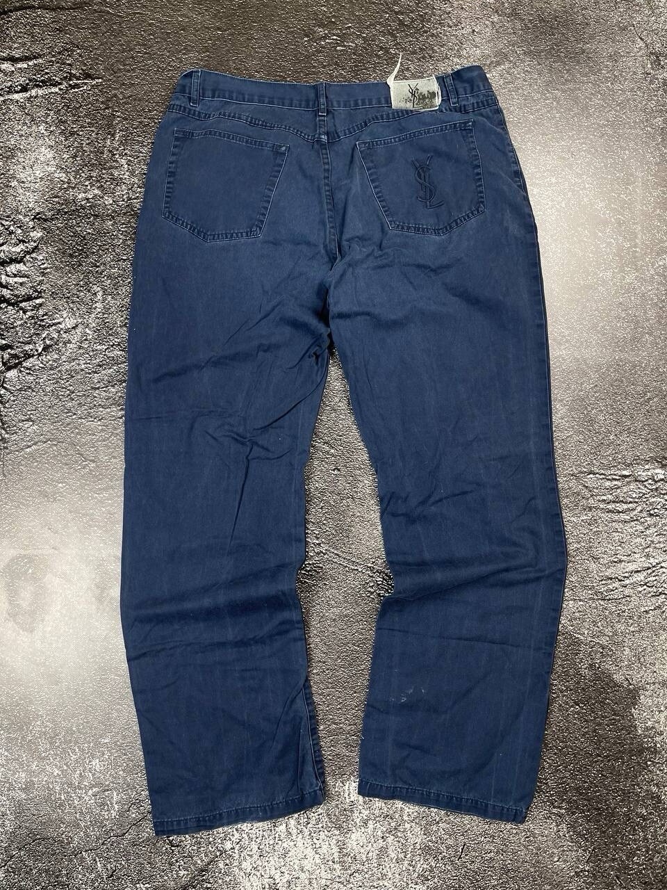 Jeans Scovill da uomo davvero vecchi YSL Yves Saint Laurent cerniera 33 USA