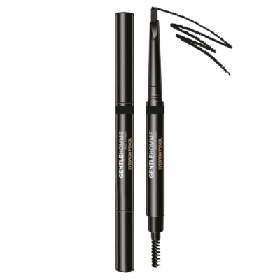 Gentlehomme Mens Eyebrow Pencil Black Fill Shape Define Brows Beard Facial Hair