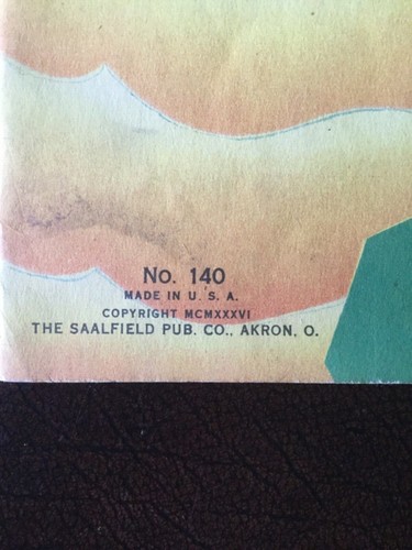 Vintage 1936 RIDDLE BOOK, Saalfield #140, paperback Very Good +++ - Picture 2 of 9