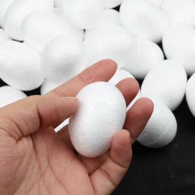 70/Pack Schaum Eier DIY Modellieren Styropor bemalt Ei Ostern Basteln Ornament