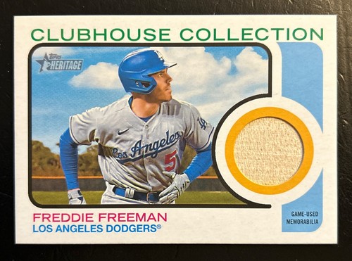 2022 Topps Heritage High Number Relics #CCR-FF Freddie Freeman (MEM)