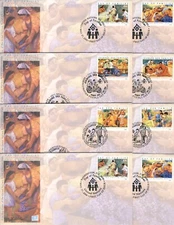 UN - NY+GEN+VIE . 2006 Day of Families . 6 First Day Covers