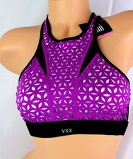 VICTORIA'S SECRET VSX SPORT BRA MESH DETAILS XSMALL NEW PP41
