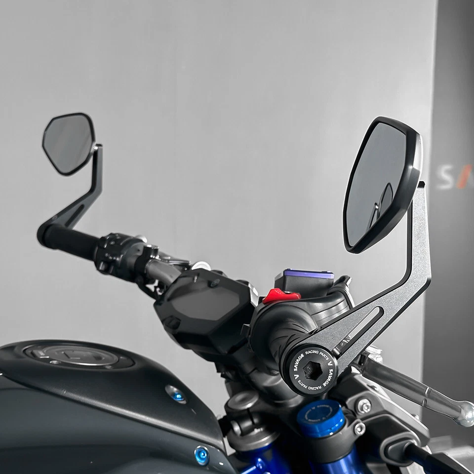 Espejo retrovisor lateral para YAMAHA T-MAX XP500 XP530 XJR1200 XJR1300 XT500E XT600E Foto 3 de 4