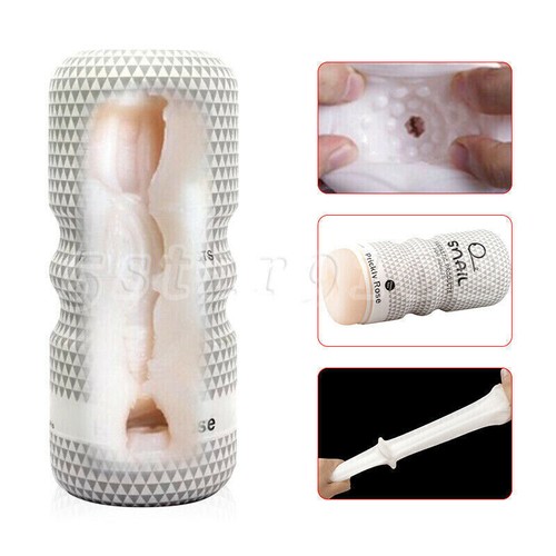 Male-Deep-Suck-Masturbator-Pocket-Pussy-Stroker-Cup-Vagina-Anal-Sex-Men - Picture 25 of 42