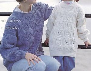 sloppy joe sweater knitting pattern
