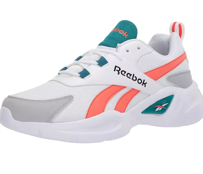 Reebok Men s Royal EC Ride 4 Sneaker White Grey Seaport Teal 11.5 M US