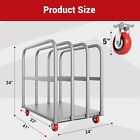 Steel Plate Truck Cart 2000lbs Heavy Duty Platform Truck Cart 2 in 1 Lumber Cart