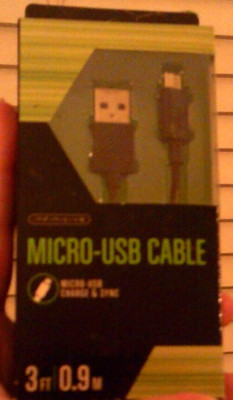 Infinitive Micro-USB Charge & Sync Cable, 3 FT