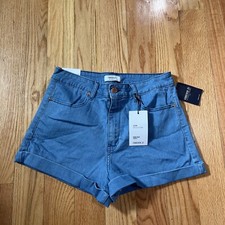 Forever 21 Jean Shorts Size 28 Women s High Rise Cuffed New