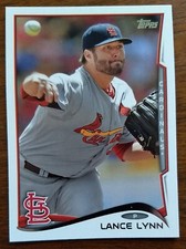 LANCE LYNN, 2014 TOPPS #5, CARDINALS