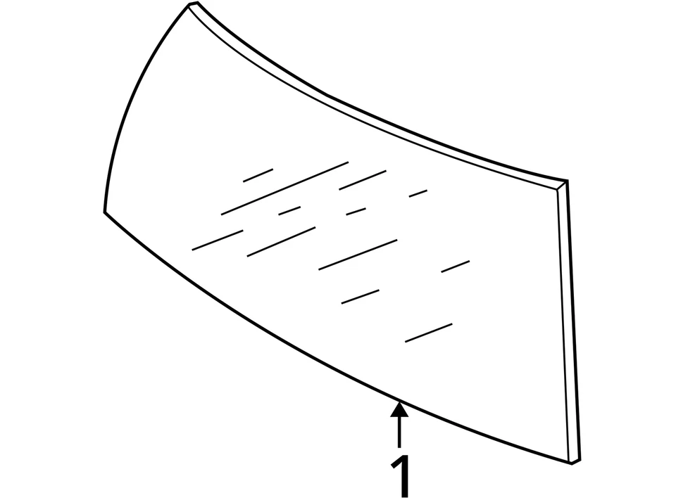 Janela traseira de vidro LINCOLN NAVIGATION 11 12 13 14 15 16 17 - Imagem 3 de 3