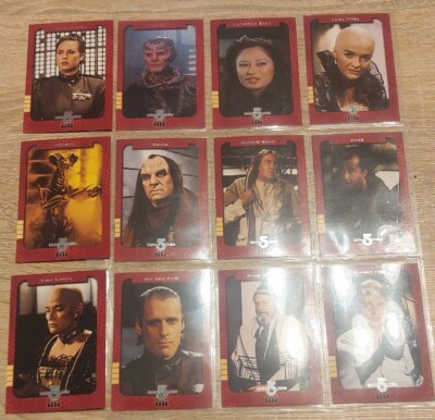 BABYLON 5 , SEASON 4, RETROSPECTIVE CARDS SET S1 -  S12 