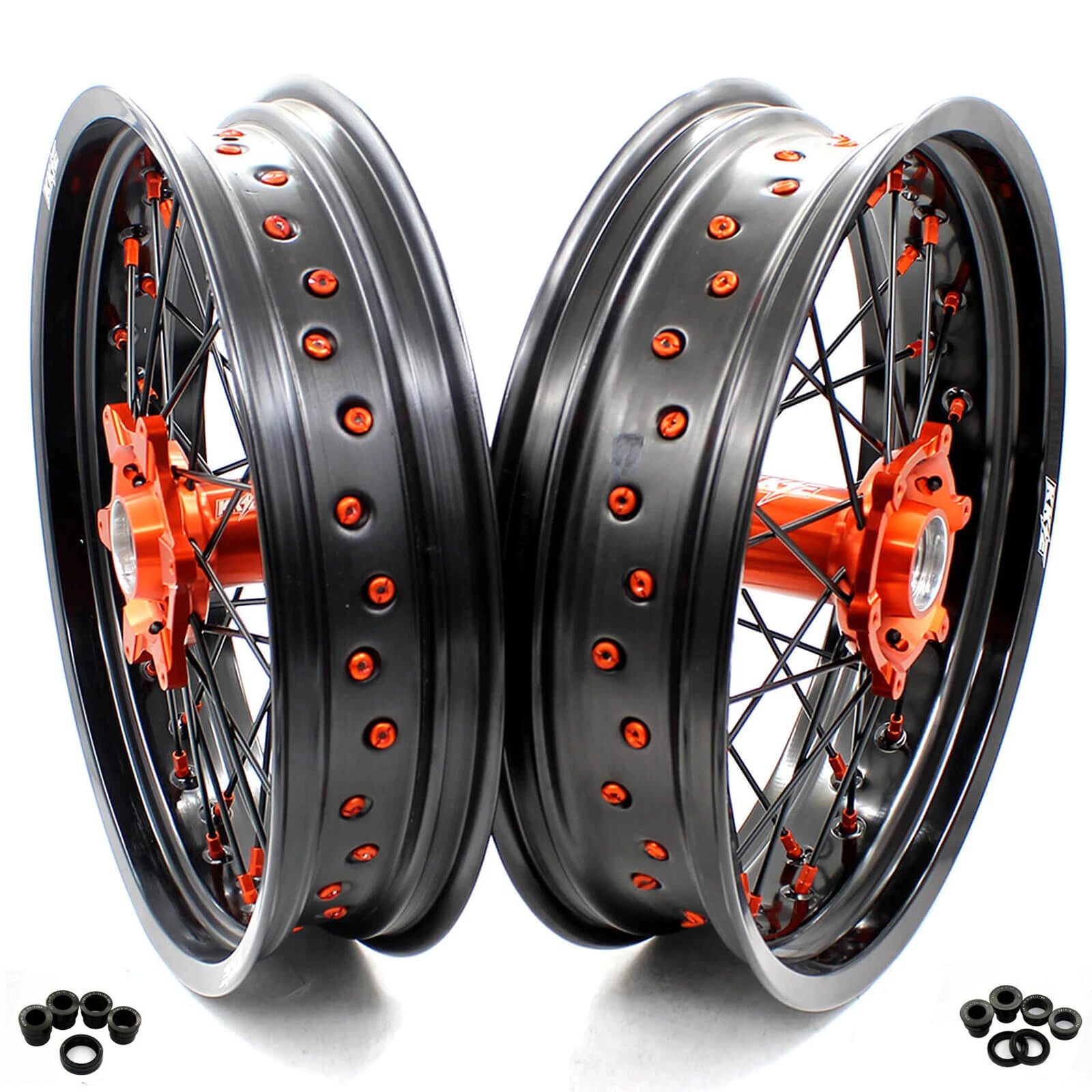 KKE 17'' Supermoto Wheels Rim Fit KTM EXC XCF EXCF XC 125-520CC