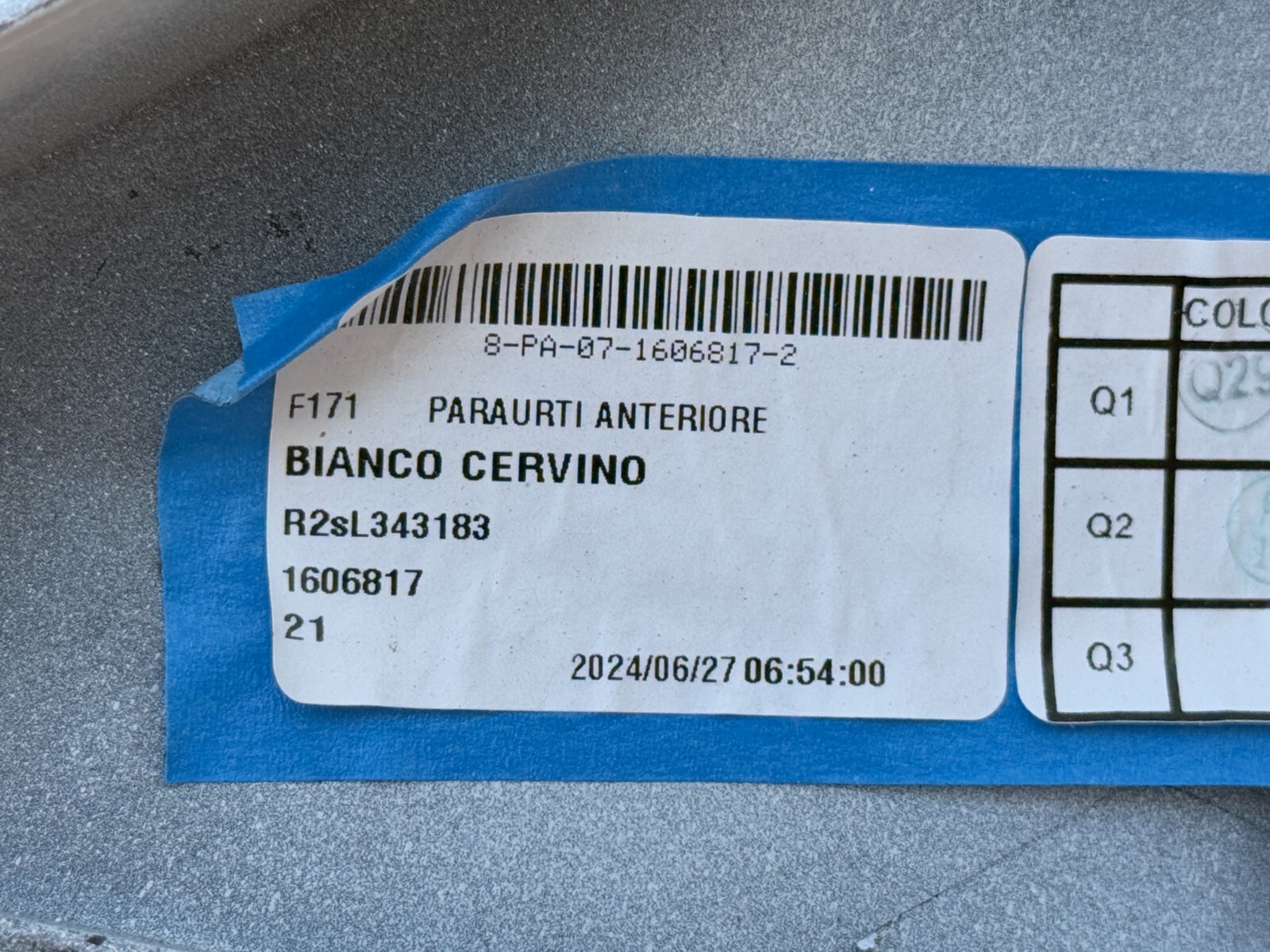 2022-2025 Ferrari 296 GTB GTS Front Bumper Cover OEM