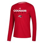 Southern Illinois Salukis Ncaa Adidas Men's Red Climalite Long Sleeve Shirt