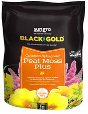 Sungro 1410403.Q08P Black Gold Peat Moss Plus, 8 Qts. - Quantity 8