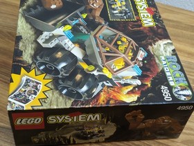 Lego 4950 Rock Raiders Loader Dozer Classic Vintage Box Original Box Instructions