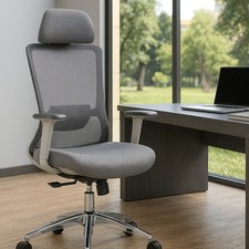 High Back Mesh Office Chair Adjustable Height Premium Ergono