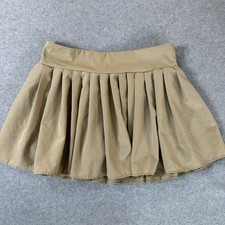 French Toast Girls XL 14-16 Khaki Pleated Tennis Golf Skort Uniform Performance